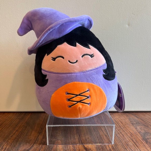 Squishmallows Winnie The Witch Purple Orange Plush Stuffed Animal Halloween 12in - Picture 1 of 7